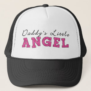 Daddy's little angel trucker hat
