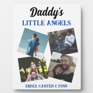 Daddy's Little Angels   Photo Gift Plaque