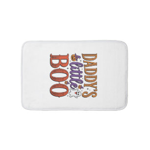 Daddys Little Boo Vintage Halloween Bath Mat