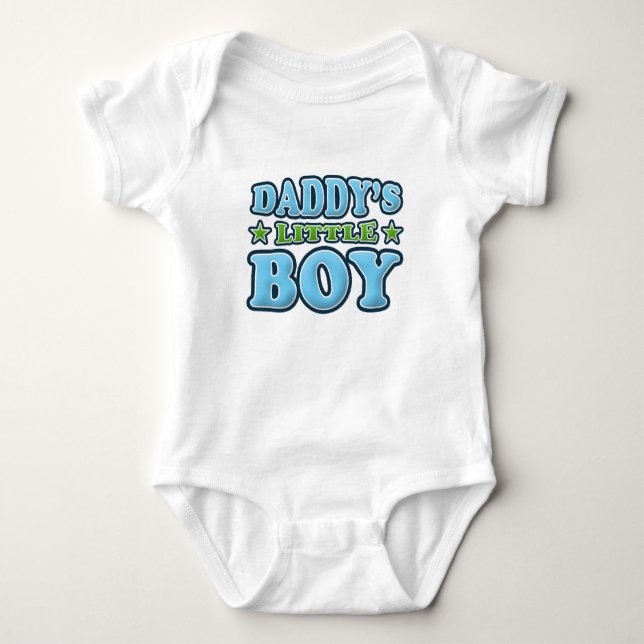 Daddy's Little Boy Baby Bodysuit (Front)