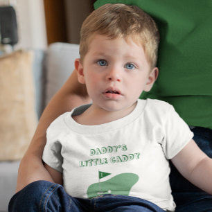 Daddy's Little Caddy Golf Boy Baby T-Shirt