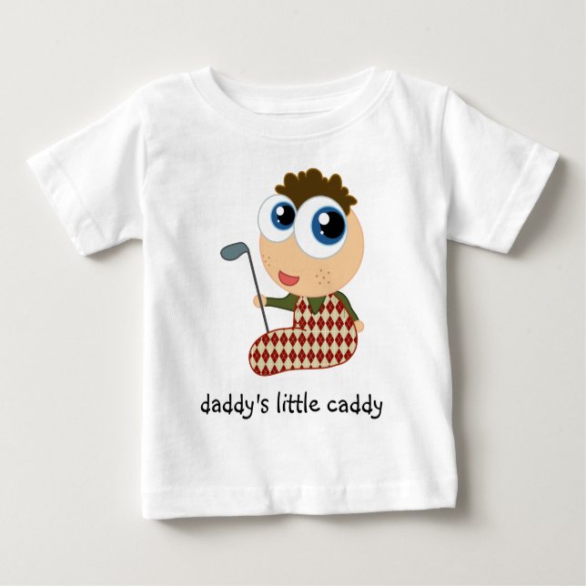 Daddy's Little Caddy Kids Tee Shirt (Front)