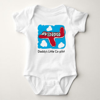 Daddy's Little Co-pilot One piece Baby Bodysuit