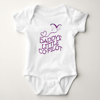 Daddys Little Co-Pilot Paragliding Baby Bodysuit
