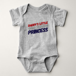 Daddy's Little Coon Hunting Princess Baby Bodysuit