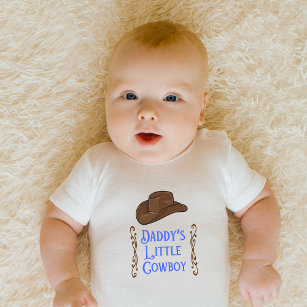 Daddy's Little Cowboy Baby Bodysuit