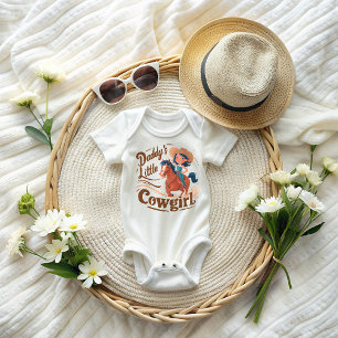 Daddy's Little Cowgirl Baby Bodysuit