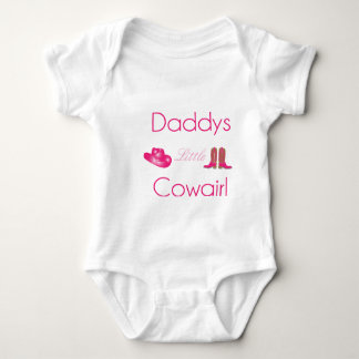 Daddy's little cowgirl infant creeper