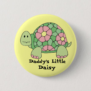Daddy's Little Daisy 6 Cm Round Badge