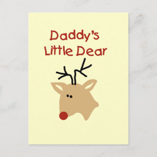 Daddy's Little Dear Tshirts and Gifts Postcard