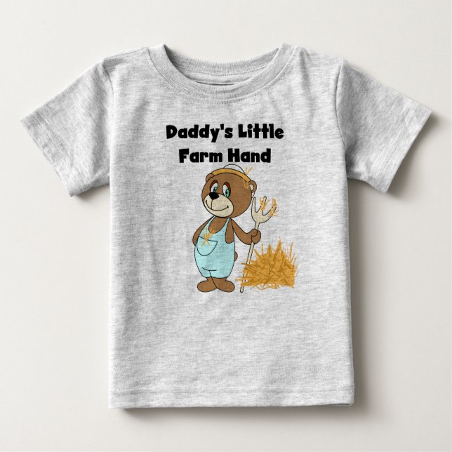 Daddy's Little Farm Hand Tshirts and Gifts (Front)