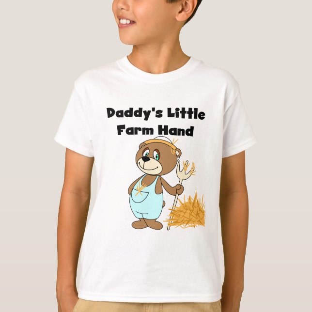Daddy's Little Farm Hand Tshirts and Gifts (Front)