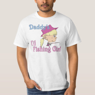 Daddy's Little Fishing Girl T-Shirt