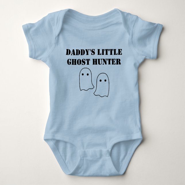 Daddy's Little Ghost Hunter Baby Bodysuit (Front)