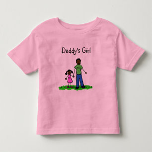 Daddy's Little Girl Family Custom T-Shirt