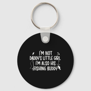 Daddys Little Girl Fishing Buddy Daughter Fishing Key Ring