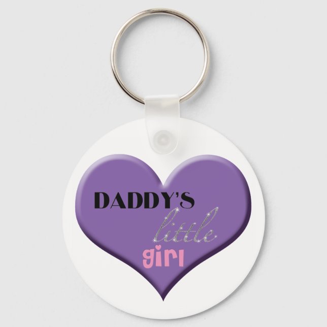 Daddy's Little Girl Key Ring (Front)
