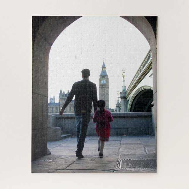 Daddy's Little Girl - London - 16x20 - 520 pc Jigsaw Puzzle (Vertical)