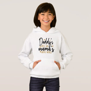 Daddy's Little Girl Mama's Whole World Typography
