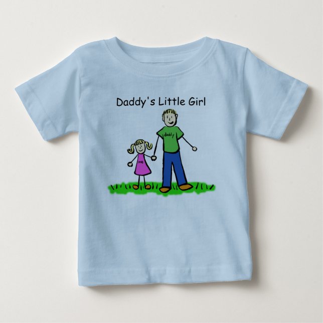 Daddy's Little Girl Shirt (Blonde Customise) (Front)