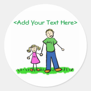 Daddy's Little Girl Sticker (Blonde)