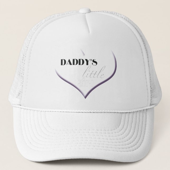 Daddy's Little Girl Trucker Hat (Front)