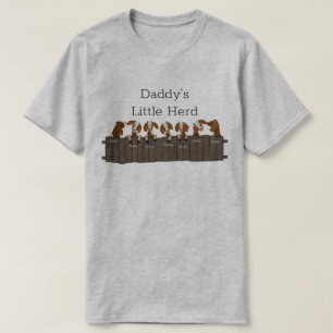 Daddys Little Goat  Herd 7 Goats T-Shirt