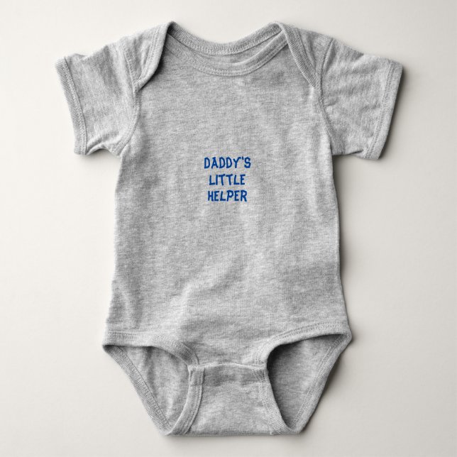 Daddy's Little Helper Baby Bodysuit (Front)