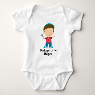Daddy's Little Helper Boy Baby Bodysuit