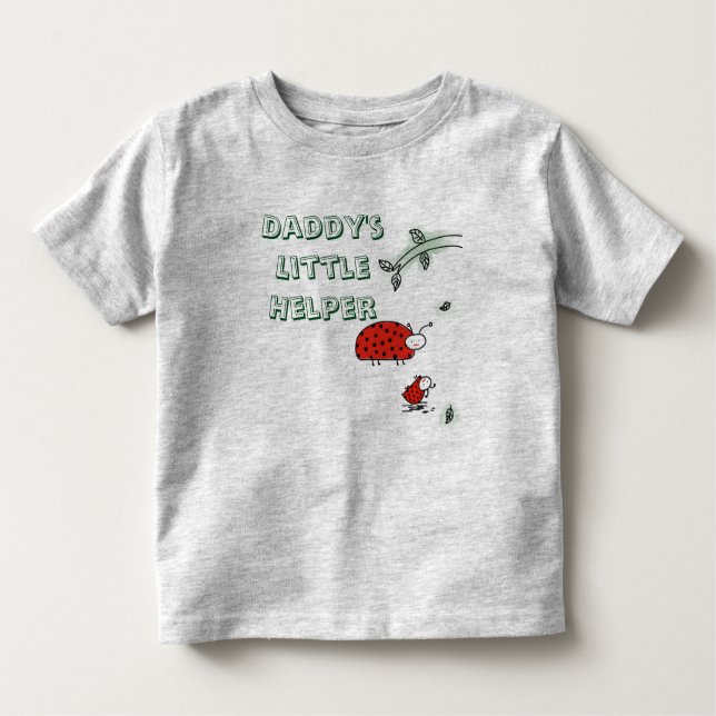 Daddy's little helper Lady bug cool custom shirt (Front)