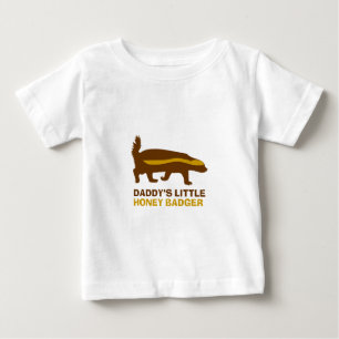 Daddy's Little Honey Badger Baby T-Shirt