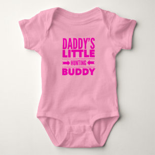 Daddy's Little Hunting Buddy Baby Bodysuit