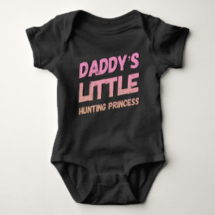 Daddy's Little Hunting Princess Baby Bodysuit