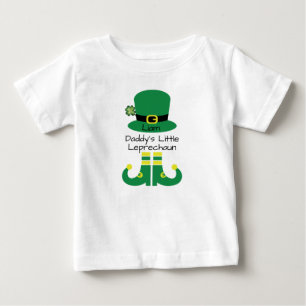 Daddy's Little Leprechaun Personalised Baby T-Shirt