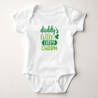Daddy's Little Lucky Charm Baby Bodysuit 