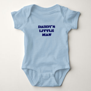 Daddy's little man baby bodysuit