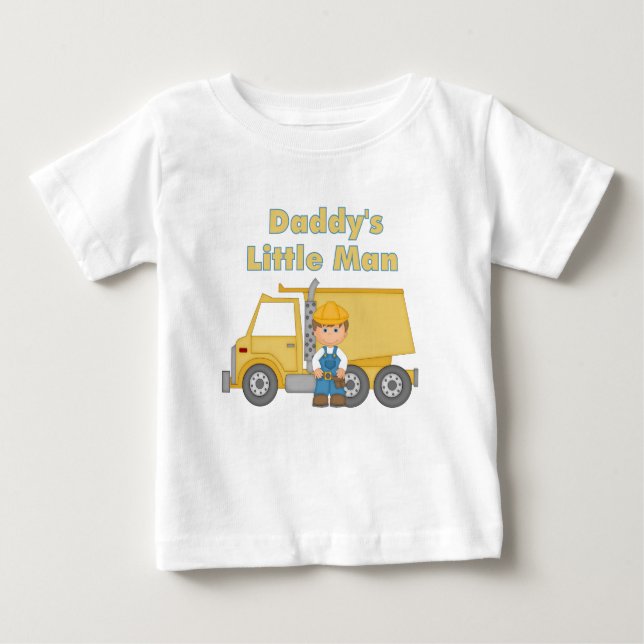 Daddy's Little Man Baby T-Shirt (Front)