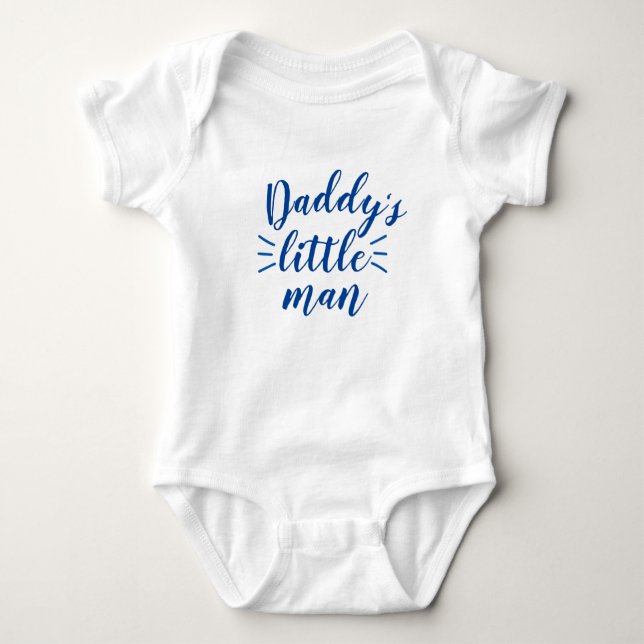 DADDY'S LITTLE MAN one-piece Baby Bodysuit (Front)