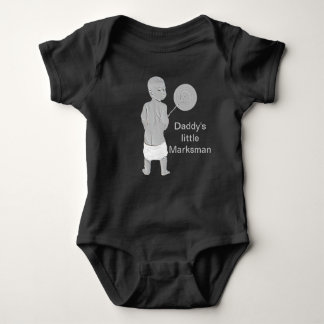 Daddy's little Marksman Baby Bodysuit