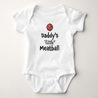 Daddy's little meatball baby bodysuit