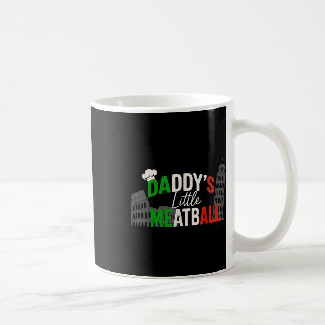 Daddys Little Meatball Mummy's Little Meatball Coffee Mug (Right)
