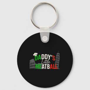 Daddys Little Meatball Mummy's Little Meatball Key Ring
