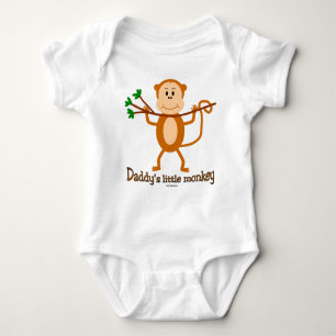 Daddy's Little Monkey baby s & t-shirts