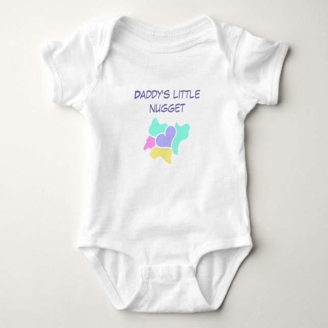 Daddy's little nugget Bodysuit (Front)