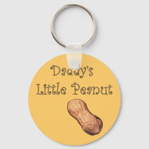 Daddy's Little Peanut Keychain