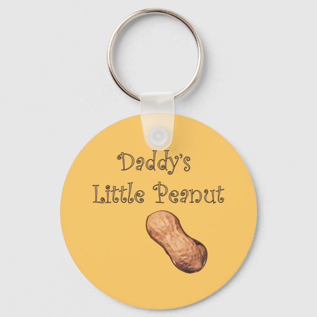 Daddy's Little Peanut Keychain (Front)