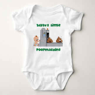 Daddy's little poop machine baby body bodysuit