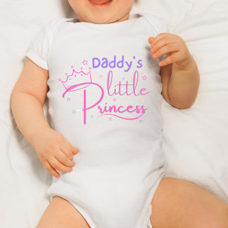Daddy's Little Princess Baby Shirt