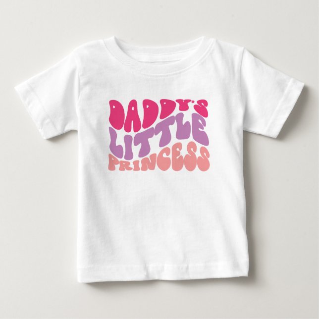 Daddys little princess baby T-Shirt (Front)