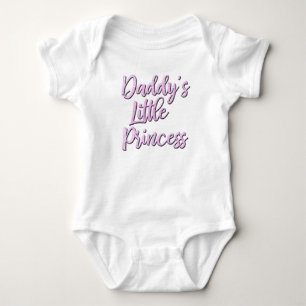 Daddy's Little Princess bodysuit for baby